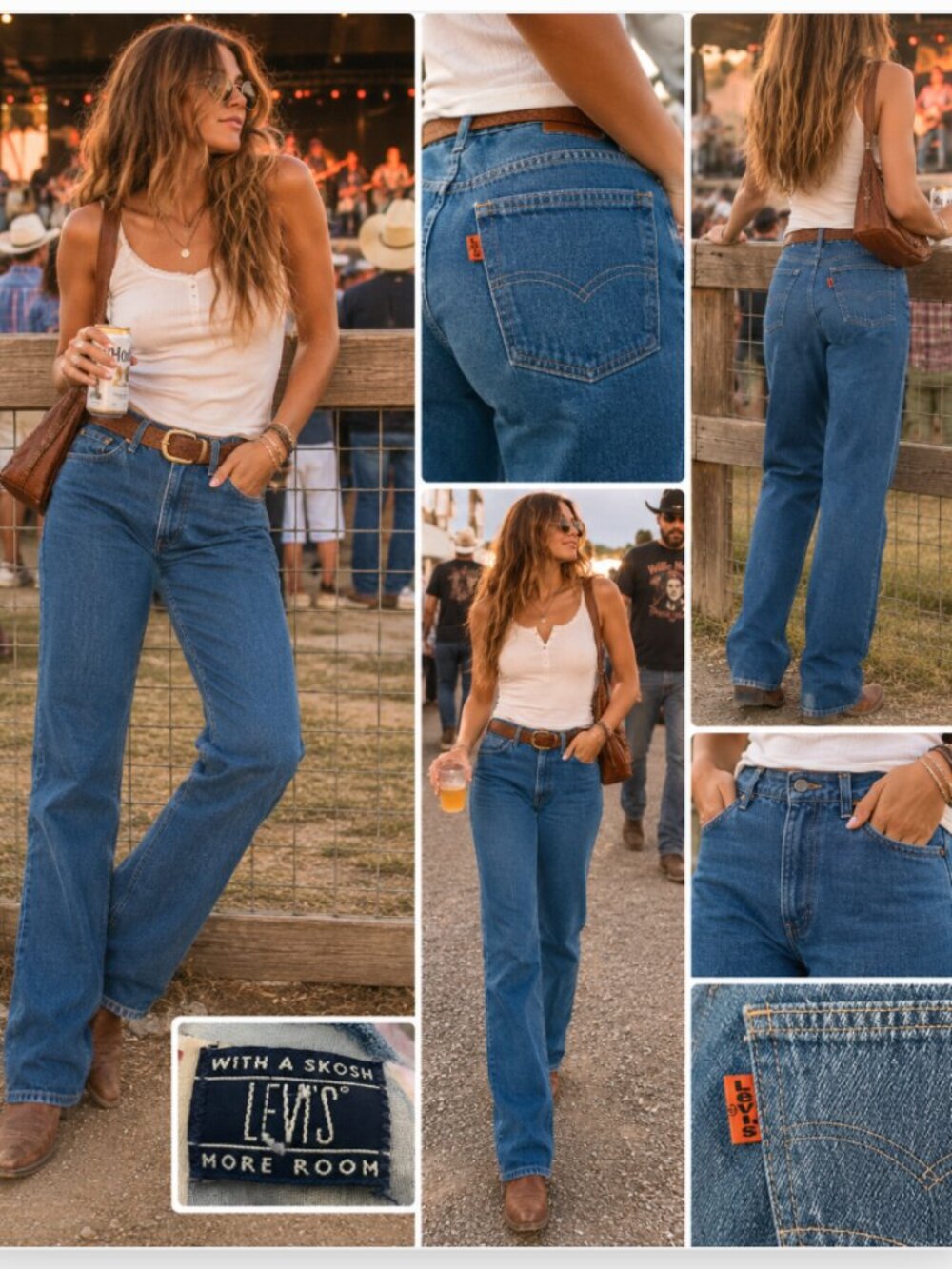 Vintage Levi's Orange Tab Relaxed Fit Jeans | Made in USA | Late 1970s  32 / 34